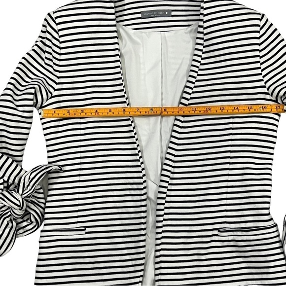 OLIVIA Moon Tie Sleeve Knit Open Front Blazer Jacket Woman’s - Picture 13 of 16